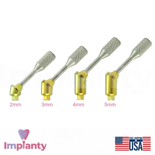 GDT Angulated Dental Multi Unit 1.4 Plastic Sleeve Set 45° Int Hex 2.42mm - Picture 10 of 16