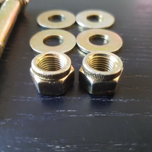 TCA to Cross Member Bolts, Ford Escort MK1 & MK2 Capri Factory Correct Lock nuts - Picture 2 of 2