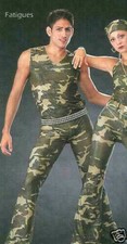 Child Medium Boys Dance Costume Army Camo FATIGUES Hip Hop