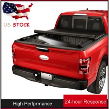 8ft Soft Roll-up Tonneau Cover Truck Bed For F250 F350 F450 Super Duty 1999-2024