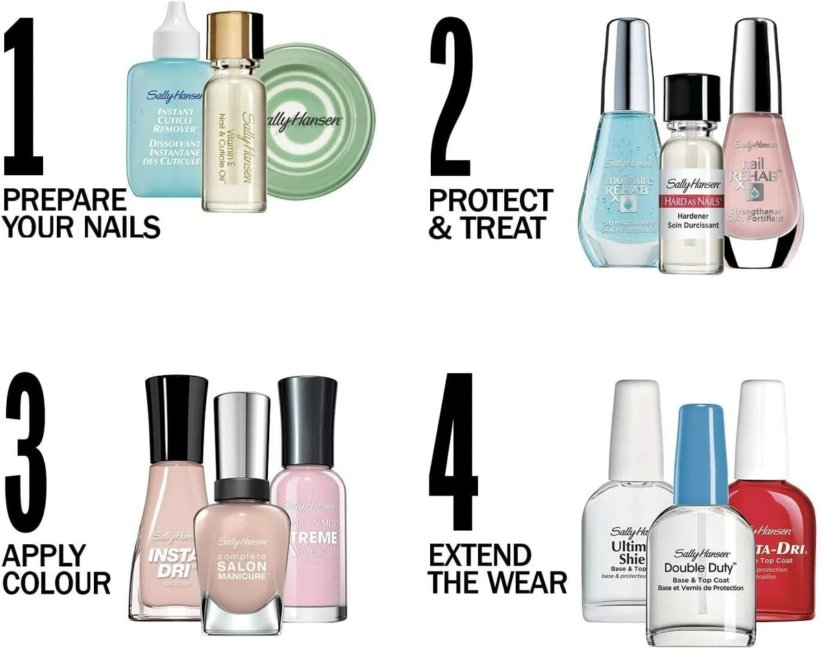 Sally Hansen Maximum Strength Works! (Before & After) , nail growth polish