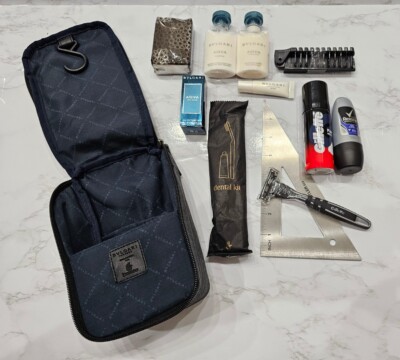 New Unused Bvlgari Travel Set + New Toiletries Amenities