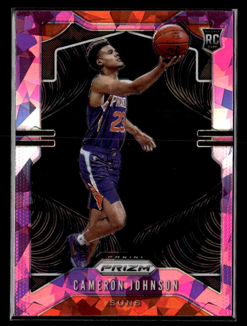 2019-20 Panini Prizm Prizms Pink Ice #257 Cameron Johnson