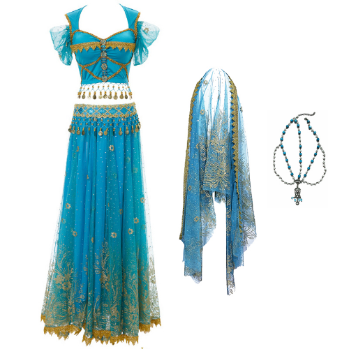 Festival Arabische Prinzessin Kostüme Indischer Tanz Party Cosplay Kostüm Outfit - Bild 43 von 48