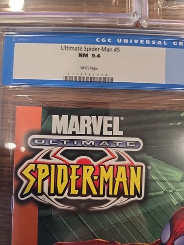 Ultimate Spider-Man #1, #2, #5 CGC 9.4 OLD LABEL BENDIS BAGLEY RED COVER - Picture 7 of 9