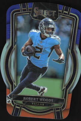 2022 Panini Select Football #204 Robert Woods Club Blue/Orange Die-Cut /35 (C3)