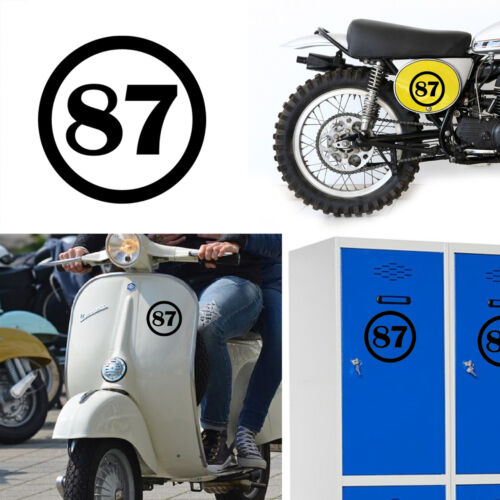 Number 87, Sticker Vinyl Version v1