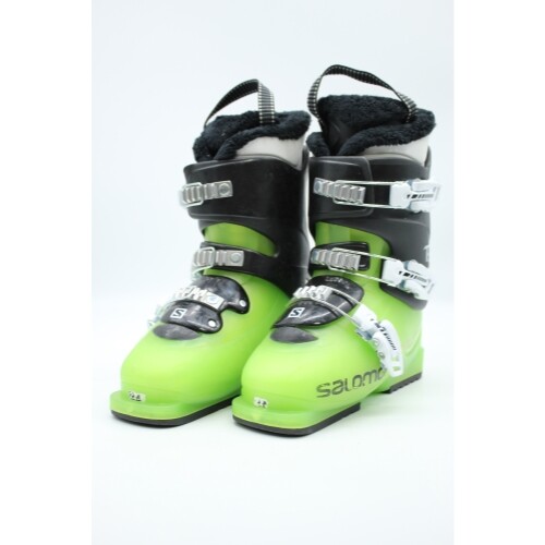 Scarponi da sci Salomon T3 Junior taglia 4 Mondo 22 usati