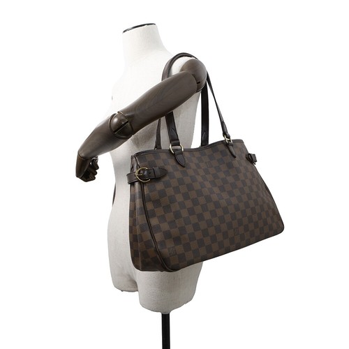 LOUIS VUITTON Batignolles Horizontal Damier Ebene Canvas Red N48179 - Picture 4 of 16