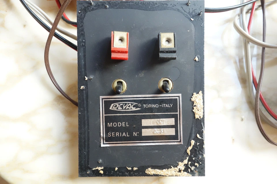 Revac Utah 44 Paire de filtres / borniers pour enceintes vintage - Immagine 2 di 4