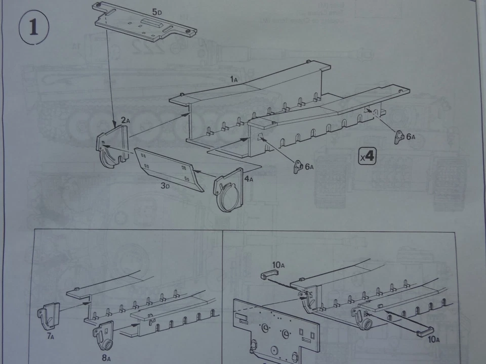 ITALERI KIT 1/35 COD. 286 - GERMAN TIGER I AUSF. E / H1 - INTEGRO - COME NUOVO - Immagine 3 di 4