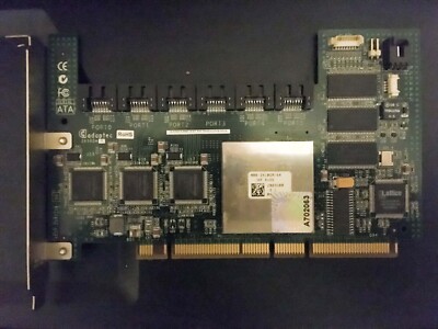 DELL - ADAPTEC 2610sa 6-Port SATA RAID Controller Karte PCI - PCI-X
