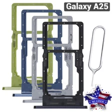 For Samsung Galaxy A25 4G 5G Original SIM Card Tray Card Holder Slot SM-A256