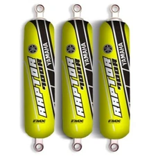 FMX Shock Absorber Covers Yellow Kit x 3 Yamaha Raptor 700 FREE Shipment Fedex