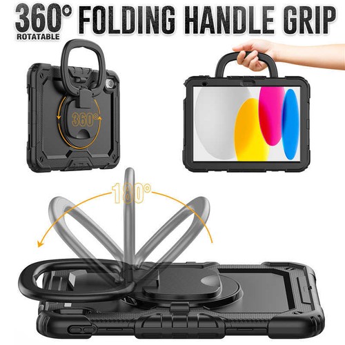 Heavy Duty Shockproof Case Cover For iPad 5/6/7/8/9/10th Gen Air 4 5 Pro 11 12.9 - Picture 20 of 122