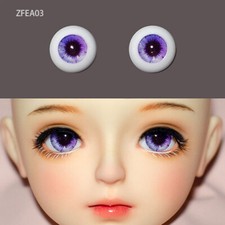 12mm, 14mm, 16mm 1 Pair of Acrylic Eyes for BJD Doll ZFEA03