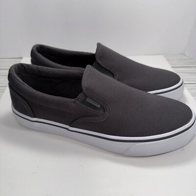 Lugz Sammy Canvas Ash/White Slip On Casual Men display picture 3