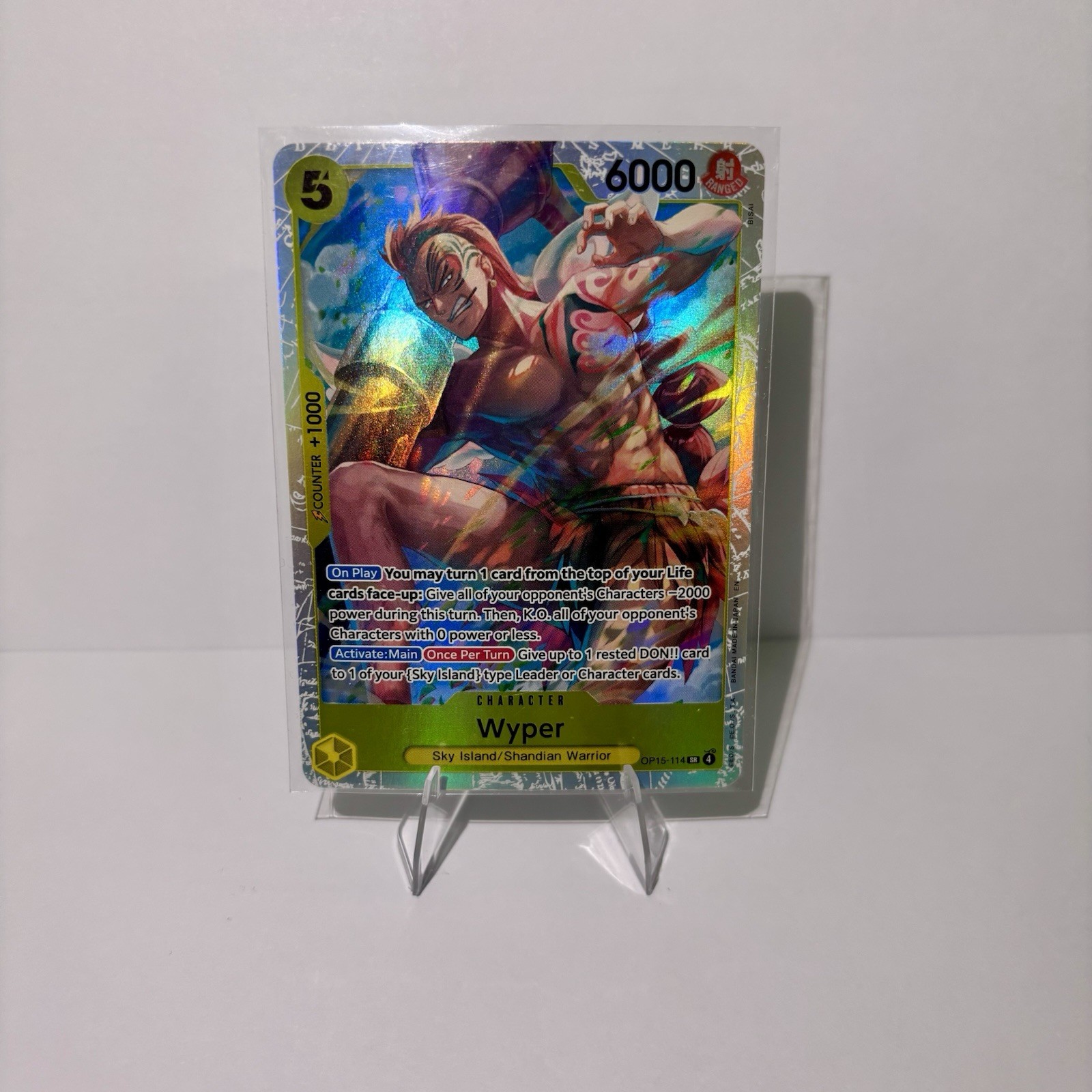 One Piece TCG - Wyper (Alt Art) OP15-114 SR - Adventure on Kami’s Island - OP15