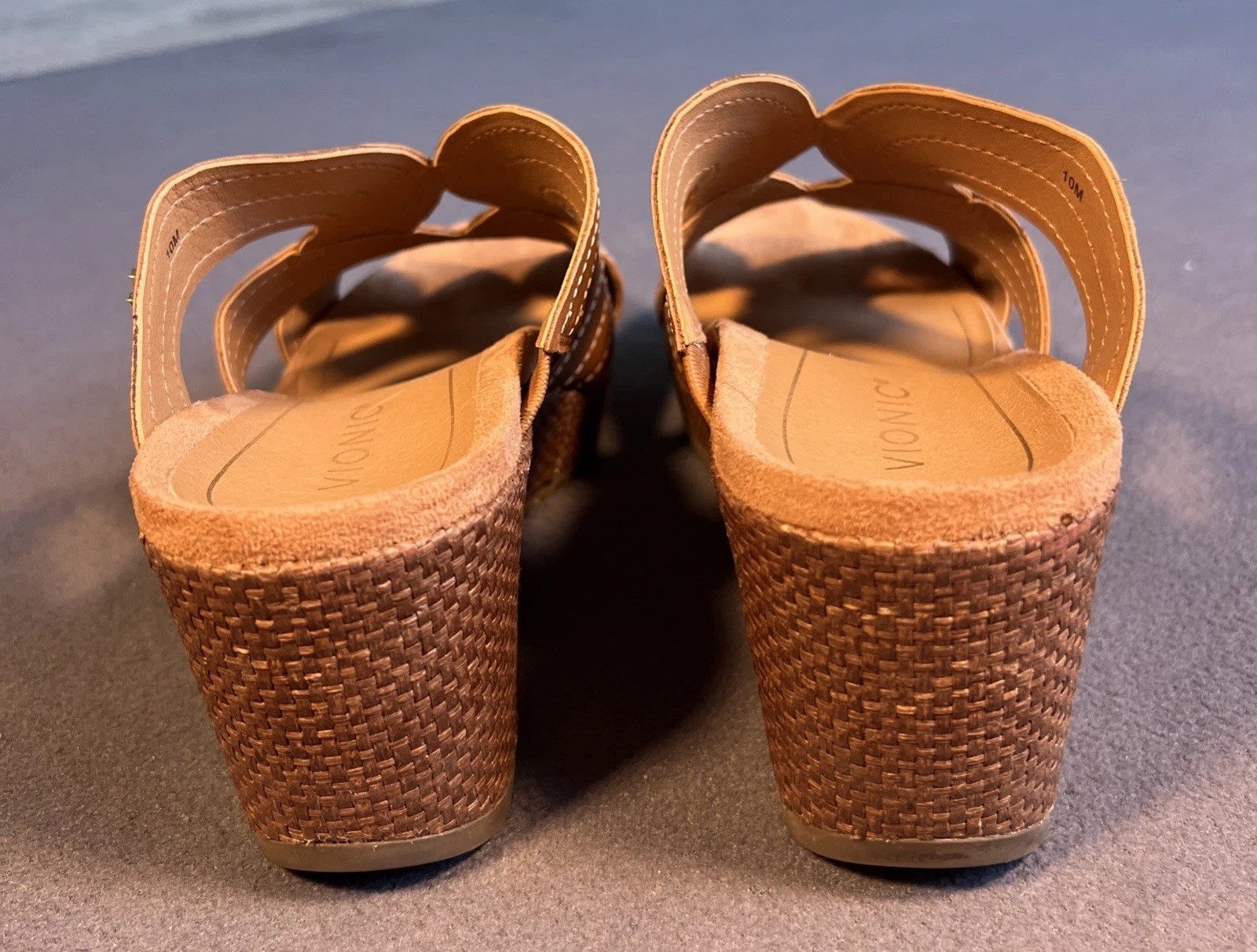 VIONIC Malorie Raffia Platform Wedge Sandals  Wom… - image 7