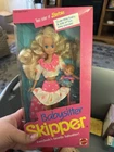Barbie Babysitter Skipper Doll Teen Sister Of Barbie Vtg 1990 Mattel 9433 & Baby