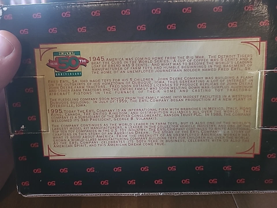 New Ertl 50th Anniversary 1945-1995 Ford Model T Delivery Die Cast Bank B945 - Image 3 of 4