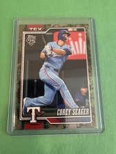 Numbered /25 Corey Seager Memorial Day Camo Parallel 2026 Topps Series 1