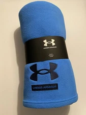 Under Armour Blanket 50" x 60" Blue 1387198 464 NWT