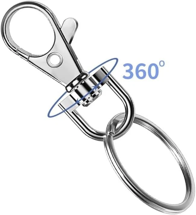 Silver Swivel Snap Hooks 1000 Pcs - Keychain, Lanyard Clips - Image 4 of 4