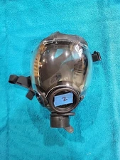 MSA Millennium Riot Control Gas Mask, Size MEDIUM Clear 10051287 2