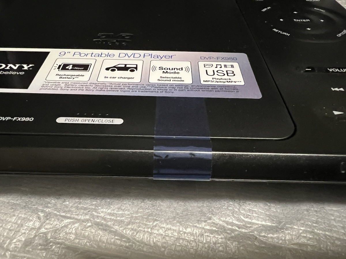 SONY DVP-FX980 DVDプレーヤー Amazon.com: Sony DVP-FX980 9-Inch Portable DVD Player