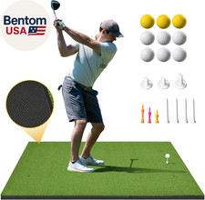 5X4Ft Golf Hitting Mat, Thickened 21Mm/31Mm/36Mm Artificial Turf Golf Practice M