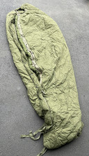 Vintage Military Sleeping Bag with Hood, Intermediate Cold Weather. Unused.