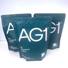 3 PACK AG1 Athletic Greens PowderPouch 12.7oz 30 Day Supply 1/2026 FAST SHIP