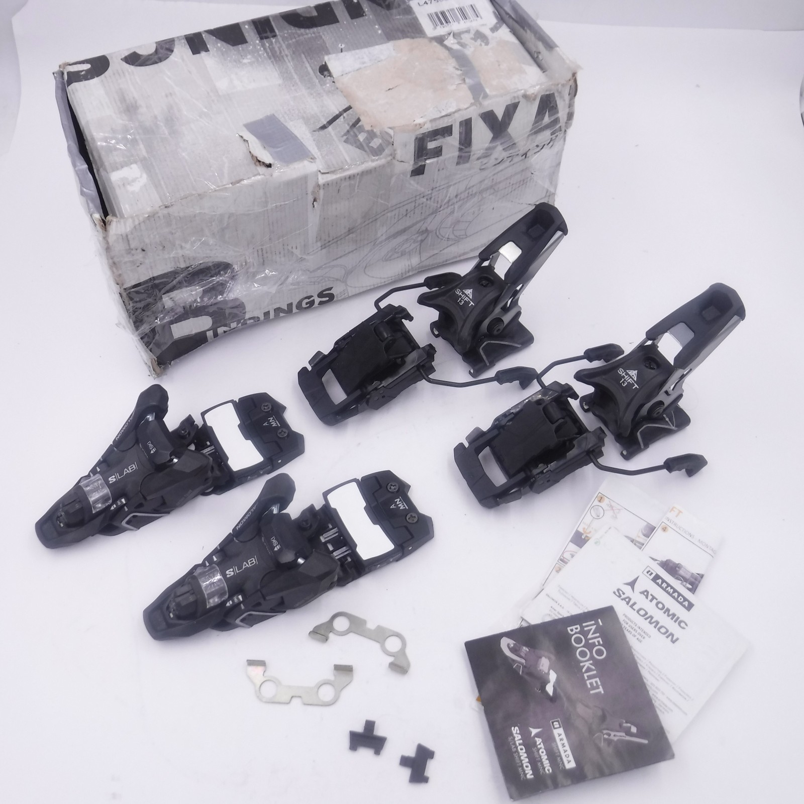 Attacchi sci alpinismo Salomon N S LAB Shift 13 MN SH100 nero e argento