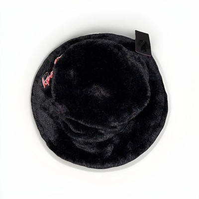 NWT ED HARDY TATTOO KILLS LOVE SLOWLY WOMENS FAUX FUR BUCKET  display picture 2