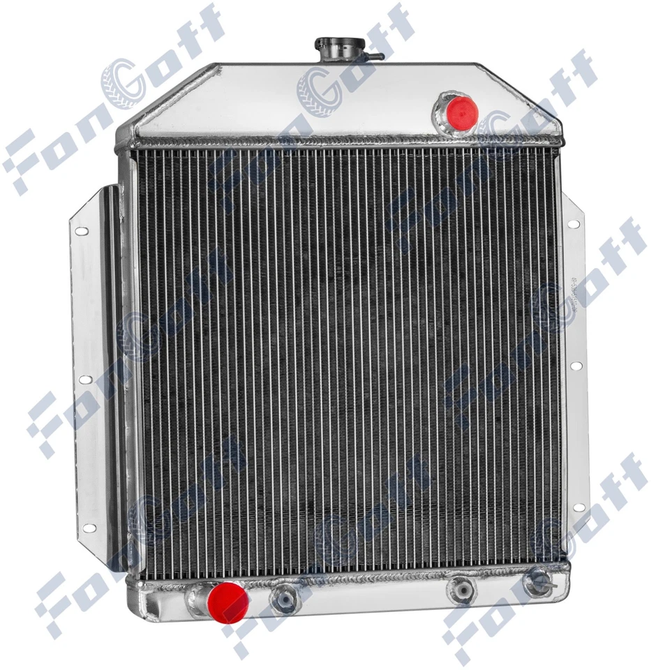 4 Row Aluminum Radiator fit 1949-1953/1950 Ford Country Squire Sedan Ford Engine - Imagem 2 de 4