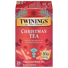 Twinings Limited Edition Christmas Tea 20 Count Aromatic Blend with Cinnamon
