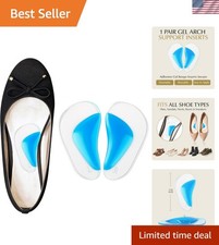 Plantar Fasciitis Orthotic Insoles - Comfortable Gel Inserts for All-Day Relief