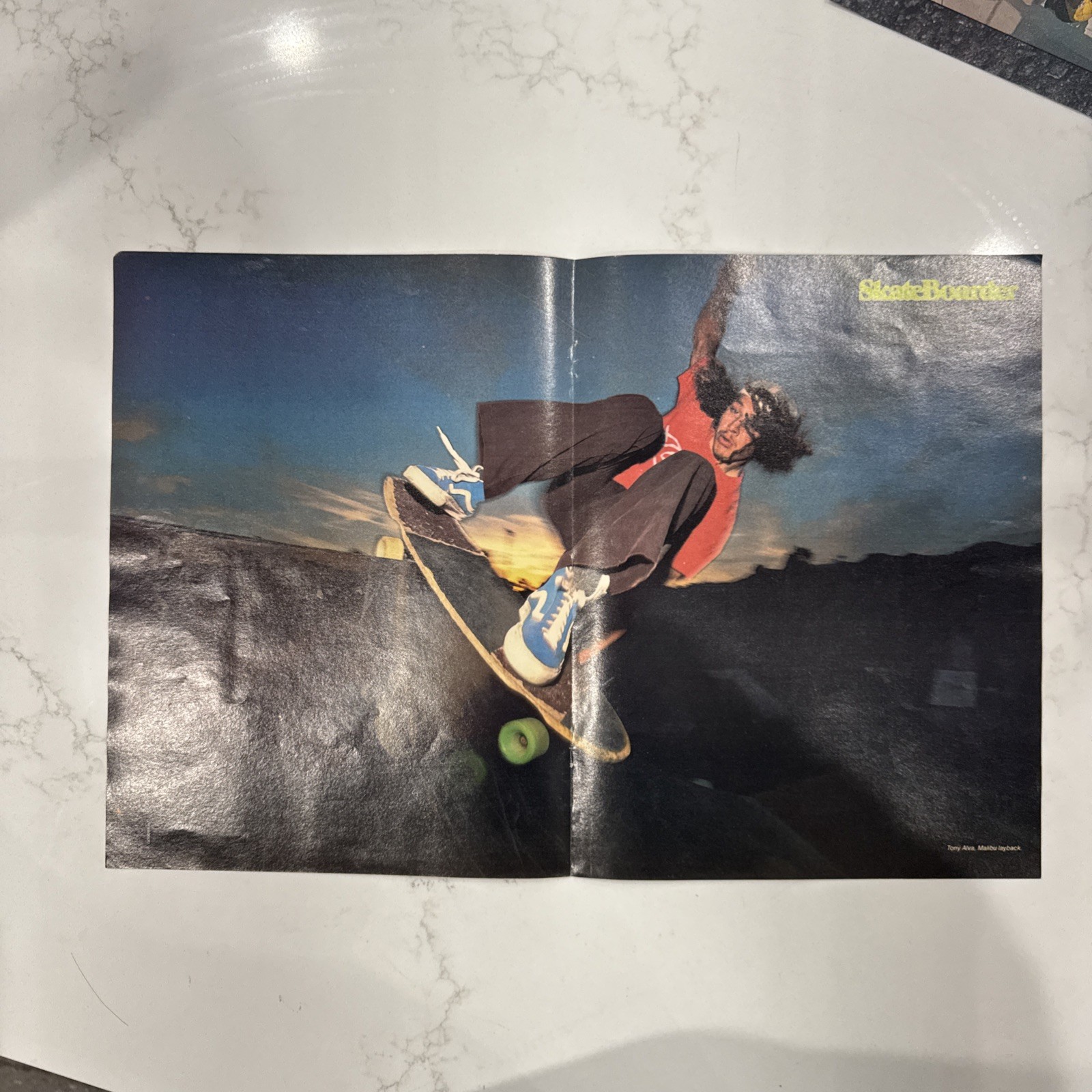 1979 &bull; TONY ALVA Centerfold &bull; magazine feature ad &bull; 1970s skateboard ADS-30