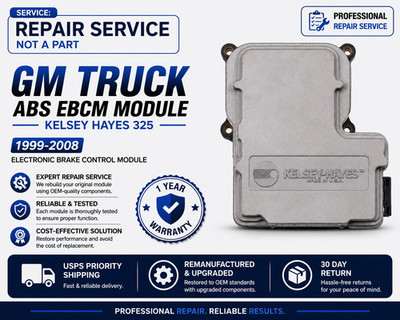 1999-2008 GM Truck ABS EBCM Module Kelsey Hayes 325 Mail-In *REPAIR SERVICE*