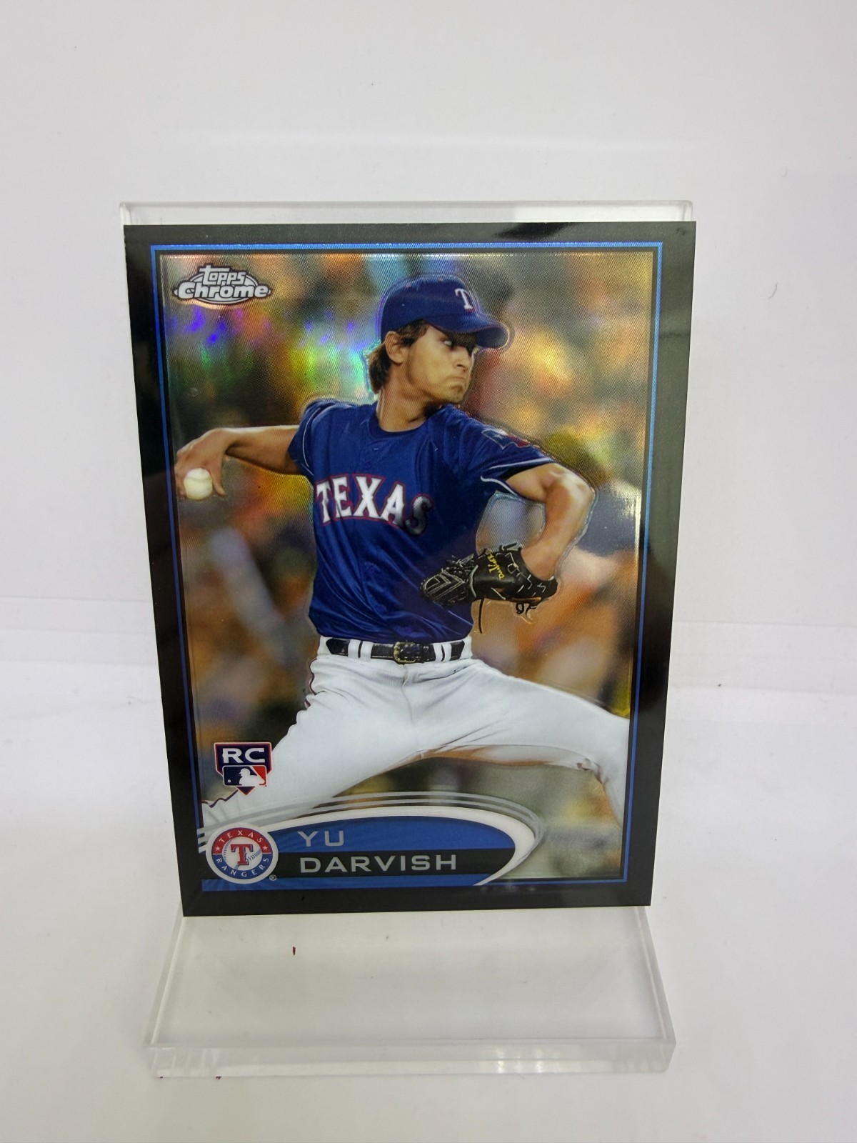 Yu Darvish 2012 Topps Chrome #151 Black Refractor /100 Rookie