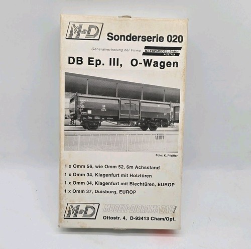 M+D H0 0020,Wagenset Sonderserie 4 O-Wagen mit  Kohleladung,  OVP | Condition: Gebraucht