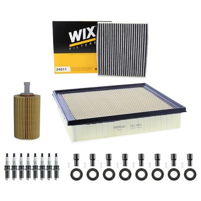 Denso Tune Up Kit NGK 8 Spark Plugs & Boots Kit for Sequoia Tundra V8 2014-2015