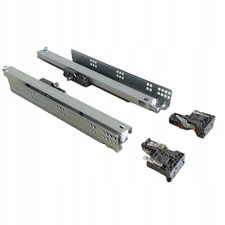 Guide per cassetti 600 mm da spinta ad apertura - attacco inferiore, carico 35 kg