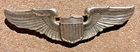 WW2 WWII Military USAAF US Army Air Force Sterling Silver 3' Pilots Wings Meyer