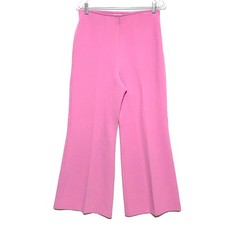 Urban Outfitters Pink Dress Pants Wide Leg Flare Culotte Women 8 Romantic Whimsy