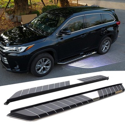 2Pcs Running Board with LED Welcome Light for Honda Pilot 2023-2026