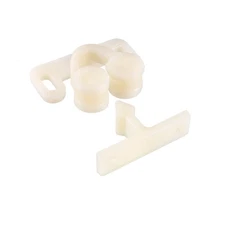 Furniture Cabinet Closet Door Double Roller Catch ABS Beige 5Pcs