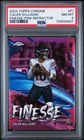 2024 TOPPS CHROME FINESSE PINK REFRACTOR #F1 CALEB WILLIAMS ROOKIE RC PSA 8