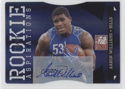2011 Donruss Elite Aspirations Die-Cut Signatures 33/49 Aaron Williams Auto c7e